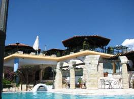 Athena Pallas Village: Roof restaurant