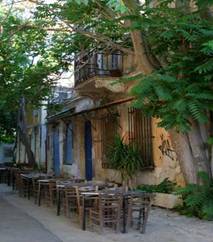 Immagine della zona di Plaka ad Atene